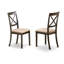 Ensemble de table de salle à manger 7 pièces moderne composé d'une table rectangulaire en bois et de 6 chaises de salle à manger en tissu de lin, 36 x 60 pouces, cappuccino-287727141-346176187-341430954