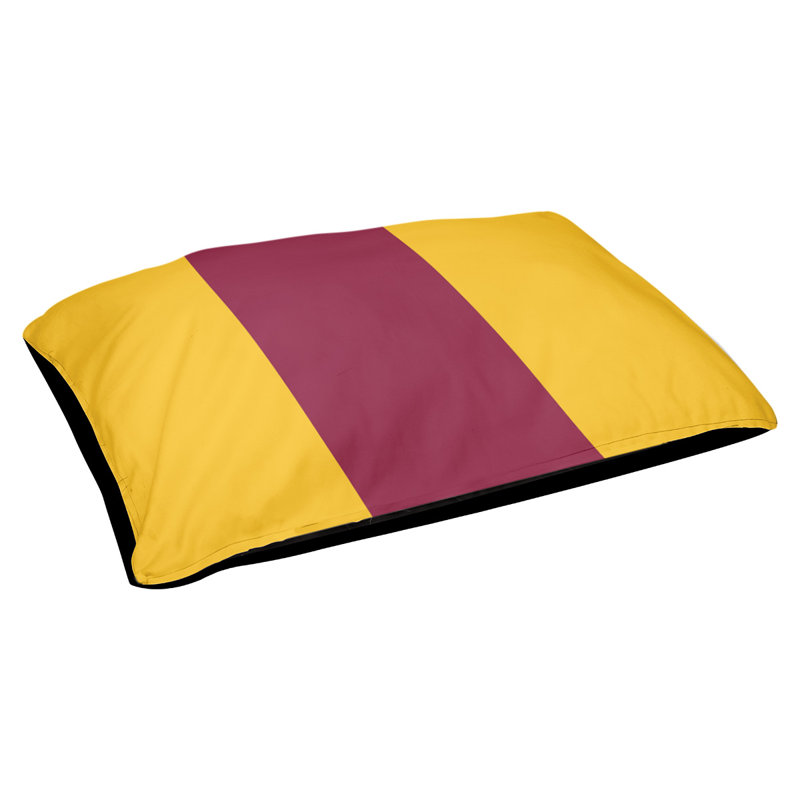 Coussin pour chien Arizona Tempe, Moyen (l 28 po x P 18 po x H 6 po), Jaune / marron / jaune