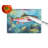 Rainbow Trout Glass Cutting Board Large