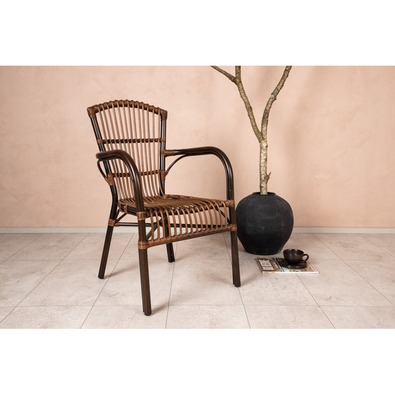 Bruna Outdoor Patio Dining Side Chair