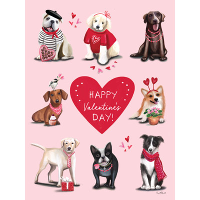 Puppy Love Happy Valentines Day IV