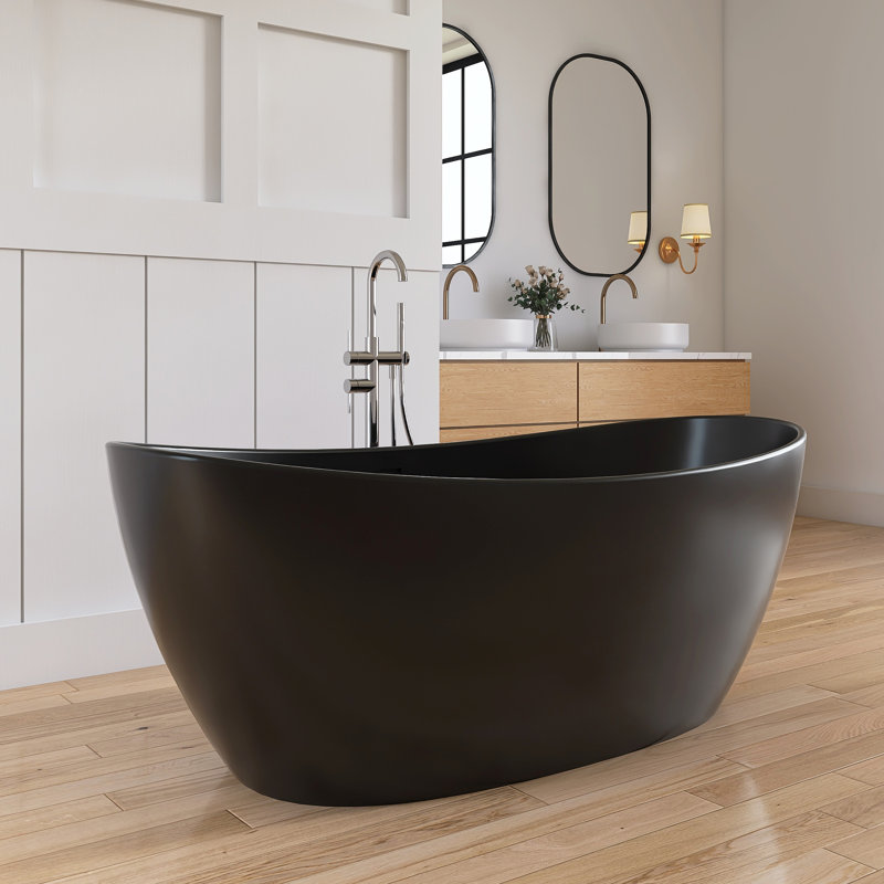Double baignoire Forma, Noir mat