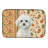 Bichon Frise Heirloom Fall Dish Drying Mat