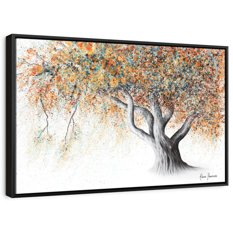 «Rusty Autumn Tree», reproduction sur toile, H 29 po x l 43 po