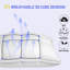 Oreiller de lit moelleux, rembourrage en duvet synthétique super doux de qualité supérieure, oreillers de lit de qualité hôtelière de luxe pour dormeur latéral-1386069769