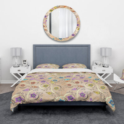 Ensemble de housse de couette rétro