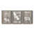 Toile avec cadre gris
