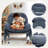 Crab Shaped Single Lounge Chair Accent Chair Fun and Soft for Living Space-499798491