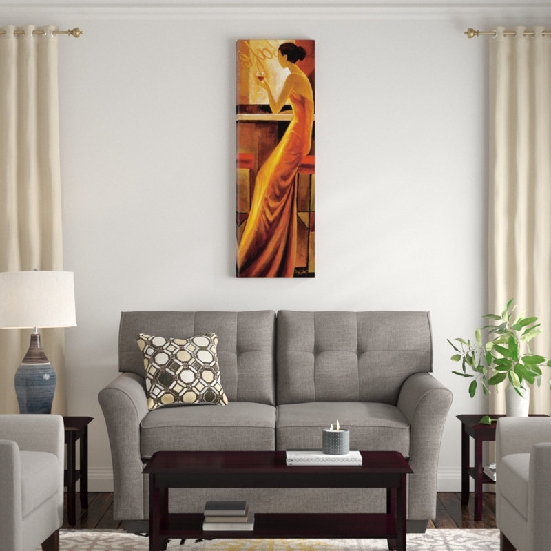 «Enigmatique», impression sur toile tendue, H 72 po x l 24 po x P 1,5 po, Toile tendue