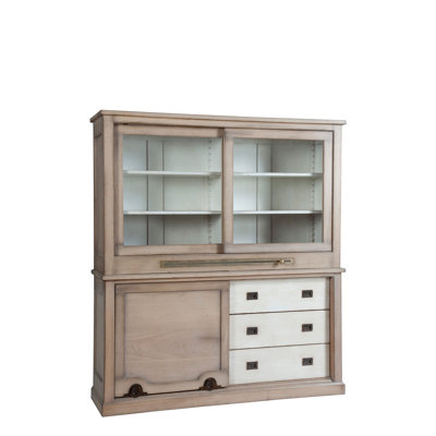 Horloger Solid Wood China Cabinet