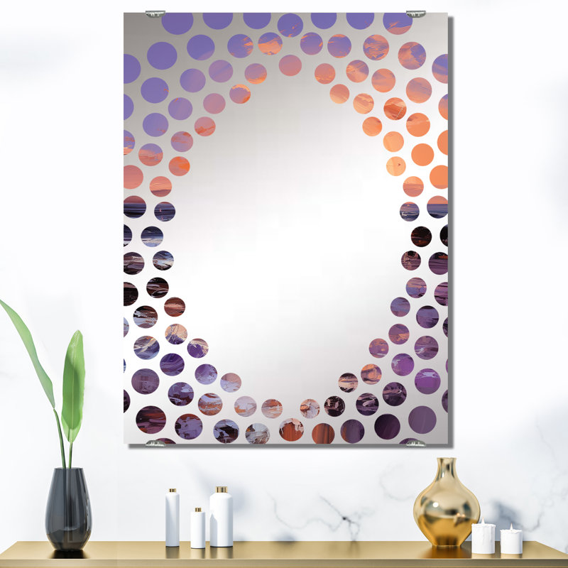 Chimeka - Grand miroir mural Coastal Sunset MIR133009, 40 po x 30 po