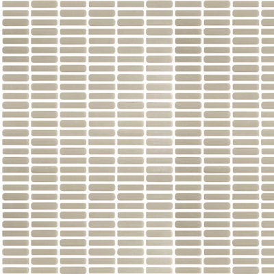 Venini 11.73 In. X 11.88 In. Mini Brick Frosted Glass Mosaic Floor And Wall Tile (0.96 Sq. Ft. / Each)
