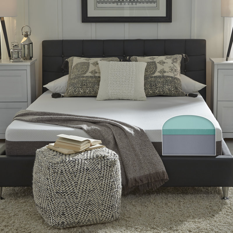 Slumber Solutions Restore Medium Gel Memory Foam Mattress, Twin XL, 8"