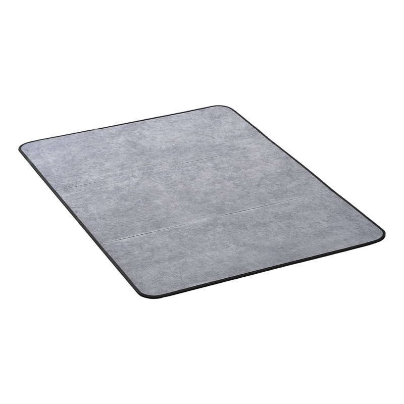 Tapis de chaise de jeu 36 po x 48 po, velours côtelé doux, réduit le bruit de roulement, surface en velours côtelé antidérapant facile à entretenir, idéal pour les bureaux