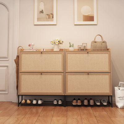 Flip Down Shoe Storage