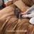 Bedsure Brown Duvet Cover Twin Size - Soft Double Brushed Bedding Set for Kids & Adults（Set of 3）-109724490-109724468