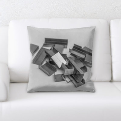 Microsuede Reversible Throw Pillow