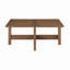 Table basse contemporaine carrée avec 4 tabourets rembourrés