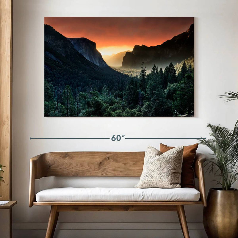 Harnek Forest Last Light, 34" H x 51" W