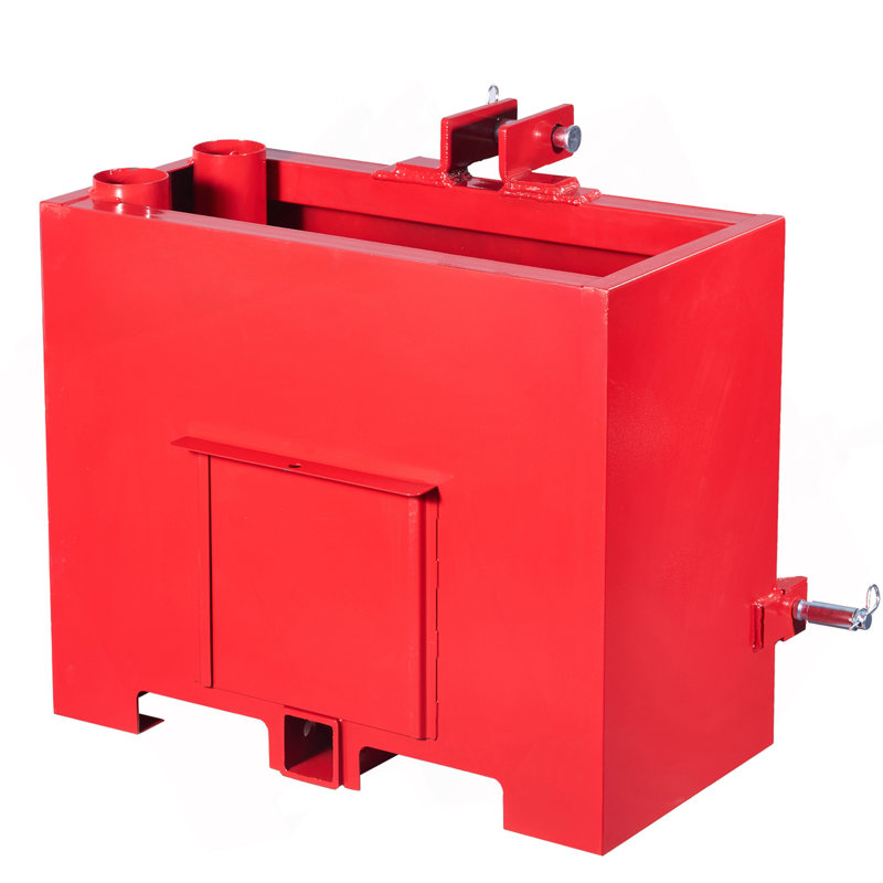 Contrepoids pour attelage rapide à 3 points de catégorie 1 Ballast Box - rouge