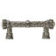 Carpe Diem 6330-3C Crowning Glory Queen Elizabeth Antique Brass Queen Elizabeth 5 inches c.c. pull w/ Swarovski Crystals in Antique Brass-709319079-709319076