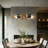 Ulrich 8-Light Large Dimmable Geometric Chandelier