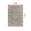 Tapis traditionnel lavable antidérapant à médaillon traditionnel-1782280044