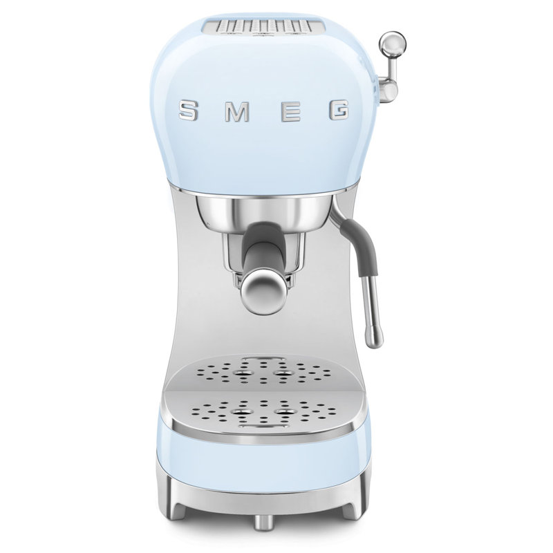 Manual Espresso Machine, Pastel Blue