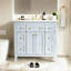 Ensemble de meuble-lavabo Bathroon avec lavabo en résine, 6 tiroirs et 2 armoires-993861020