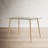 Aryes Glass Top Dining Table