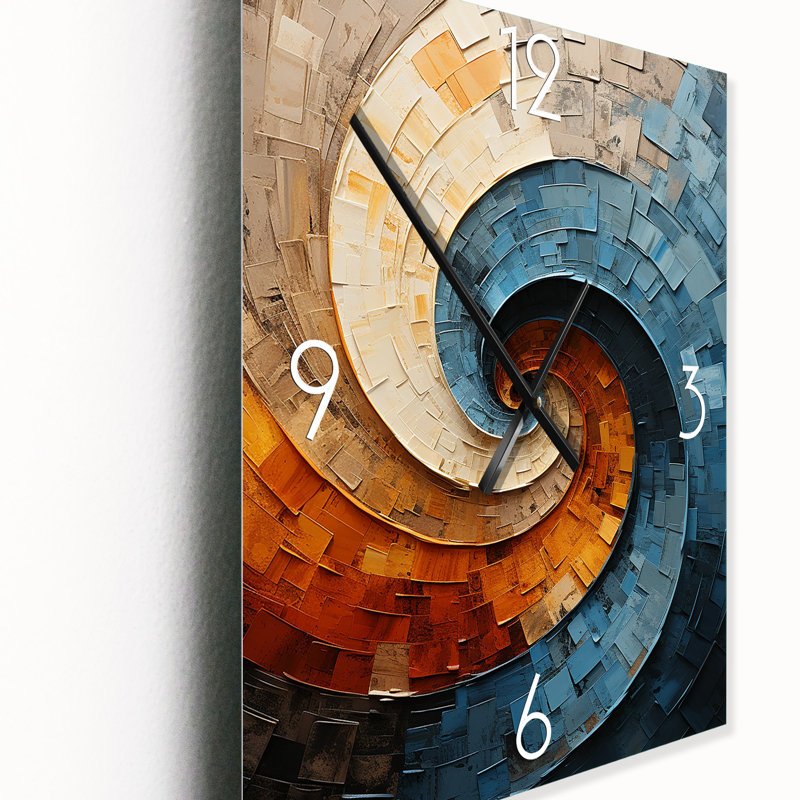 Innarah - Horloge murale moderne abstraite, H 32 po x l 24 po