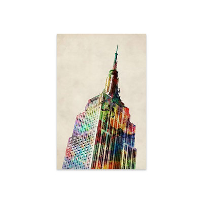 Impression Empire State Building sur verre acrylique