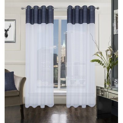 Moaied Sheer Curtain Pair