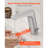 Touchless Bathroom Sink Faucet Single Handle Brushed Nickel 9/16in Pipe