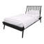 Twin Size Wooden Platform Bed In Black-2134719851