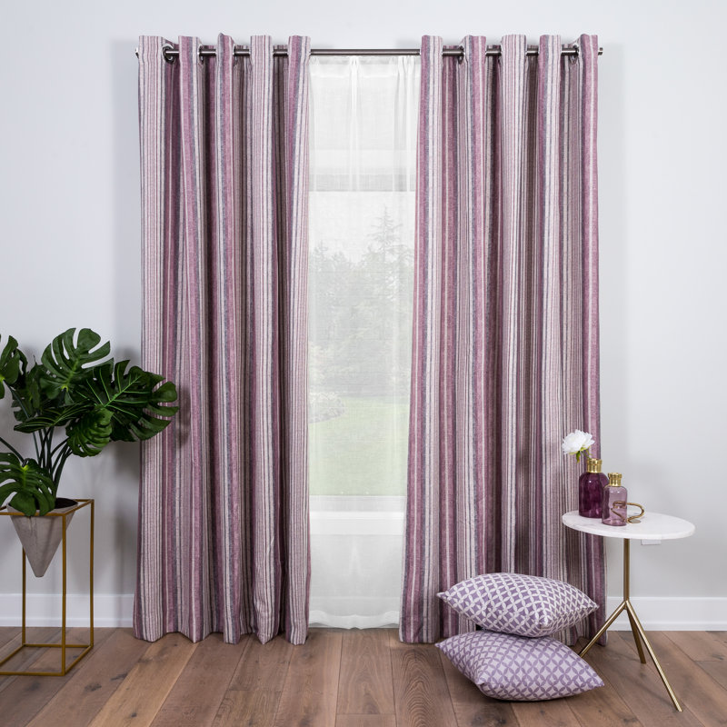 Paire de rideaux occultant et isolants avec œillets Alcester, l 64 po x L 95 po