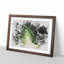 Secret Forest Watercolour - Picture Frame Graphic Art Print-56740765-56740763