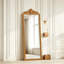 Rétro miroir pleine longueur rétro de 21 po x 56 po Baroque