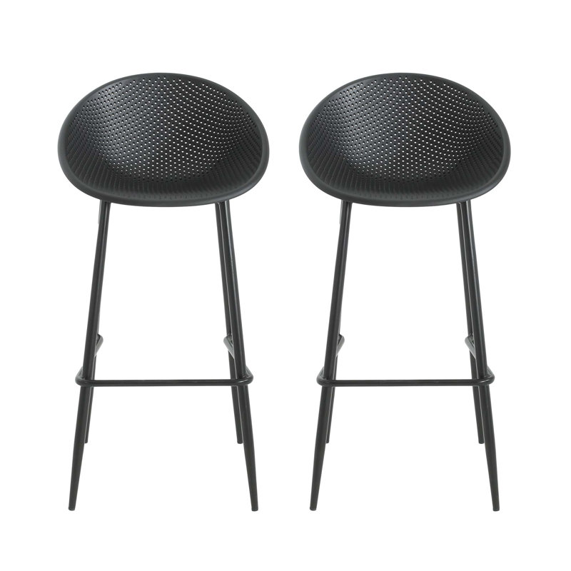 Tabouret de bar Gable (ensemble de 2), Noir