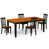 5 pièces : 1 table, 4 chaises