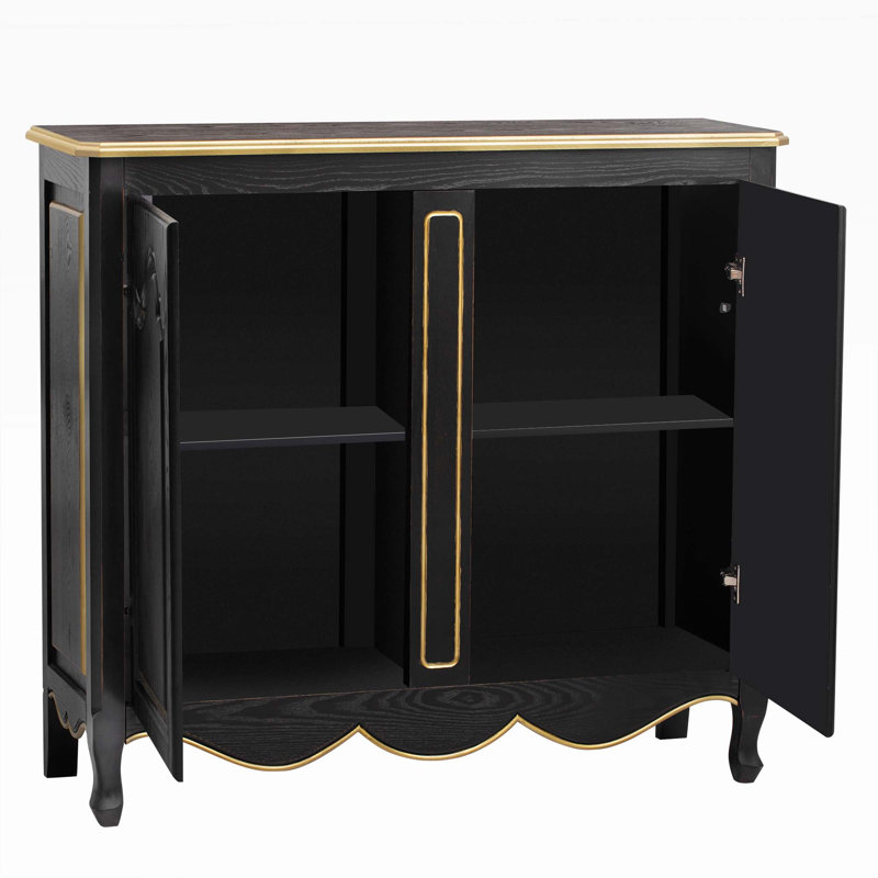 Buffet 45,3 po Gelica, Noir