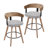 Saula 34.75'' H Swivel Bucket Bar Stool with Solid Wood Frame-1532203539-1531599456