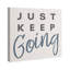 « just keeping », art textuel sur toile-30258901