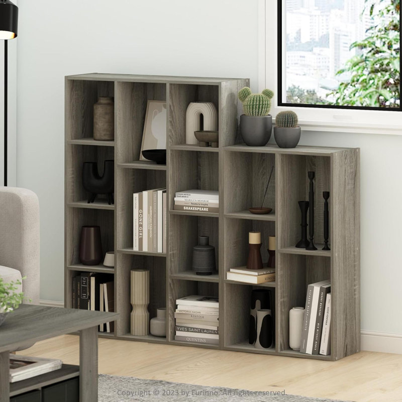 Luder 5-Cube Reversible Open Shelf, French Oak