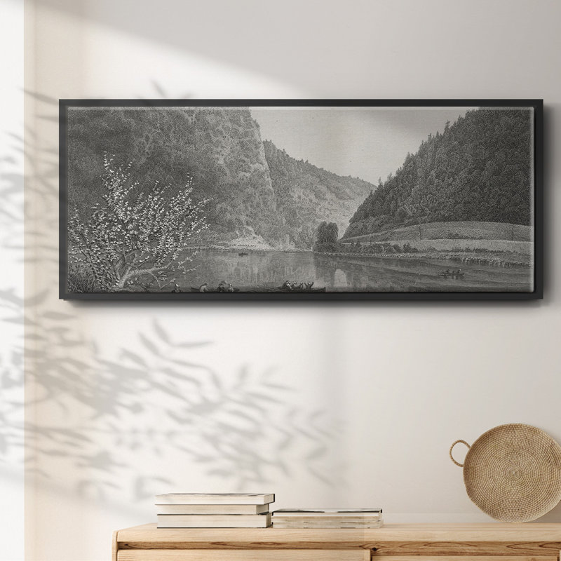 «Delaware Water Gap», toile encadrée, H 8 po x l 20 po