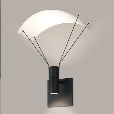 Suspenders Aluminium Armed Sconce