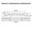 7 Seater Corduroy Sofa Bed-1968553611