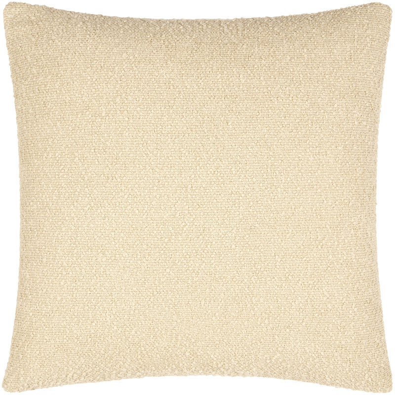 Housse de coussin Olinda, Housse de coussin seulement - sans coussin, H 18 po x l 18 po, Beige
