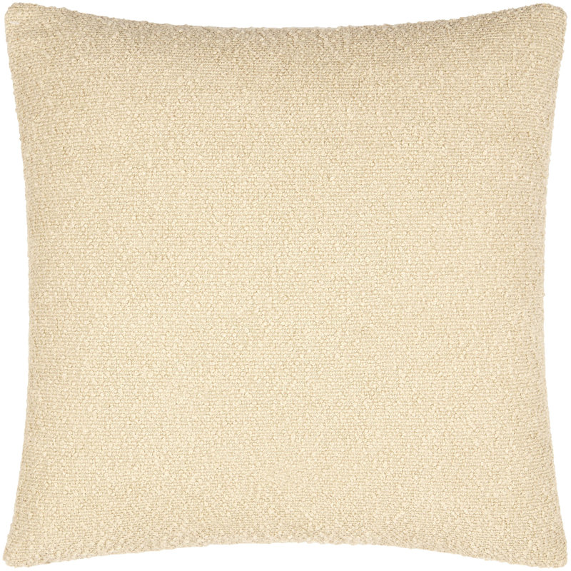 Housse de coussin Olinda, H 20 po x l 20 po, Housse de coussin seulement - sans coussin, Beige