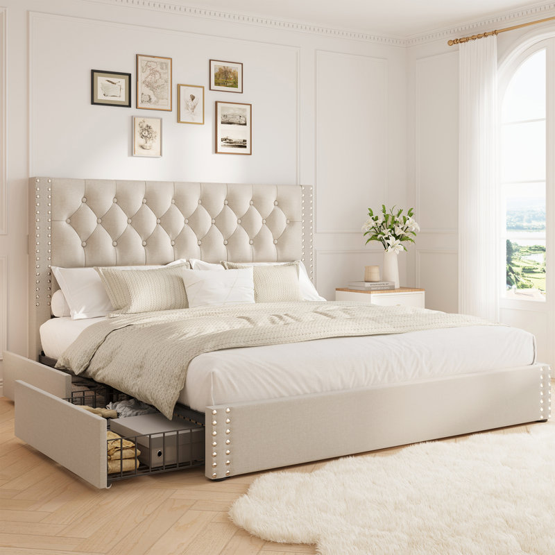 Kevyon Upholstered Platform Storage Bed